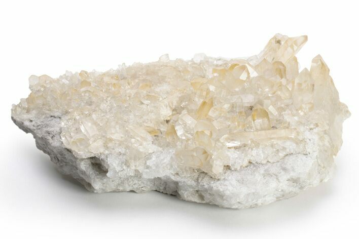 Wide Plate Of Quartz Crystals #225174